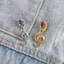 COSCOVED Micro Thổ Cẩm Quà Tặng Cho Trẻ Em Dễ Thương Ve Áo Trâm Phụ Kiện Trang Sức Huy Hiệu Pin Ve Áo Pin Men Pin