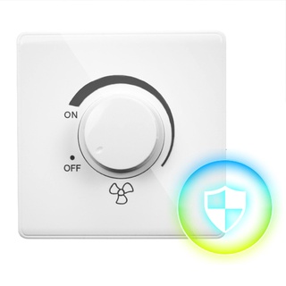 Công tắc điều chỉnh tốc độ quạt trần 86 loại 220v 10a 15-300w