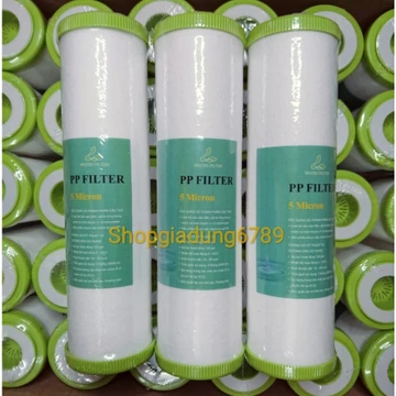 Lõi Lọc Nước Số 1 Nesca PP 10inch Có Đầu Bịt Dùng Cho Máy Lọc Nước RO, Cốc Lọc Chặn Đầu Nguồn