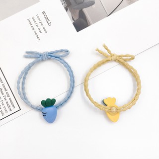 3 Thun Buộc Tóc Cột Tóc Củ Carot - Thỏ Hồng VPP