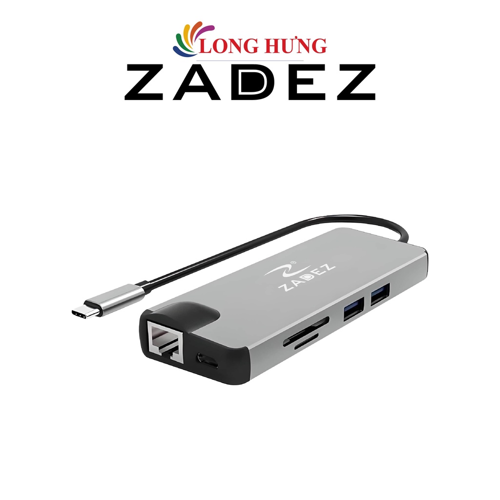 Cổng chuyển đổi 8-in-1 Zadez USB-C Adapter ZAH-518 - Hàng chính hãng ...