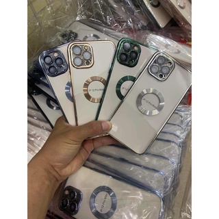 Ốp mạ viền khoanh táo cho iPHONE 7PLUS - > 13 PROMAX