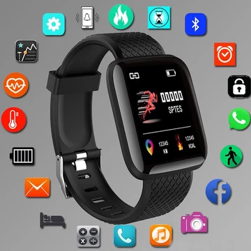 Nam Nữ Bluetooth Thông Minh Huyết Áp Chống Thấm Nước Đồng Hồ Thông Minh Theo Dõi Nhịp Tim Theo Dõi Thể Thao Đồng Hồ Đeo Tay