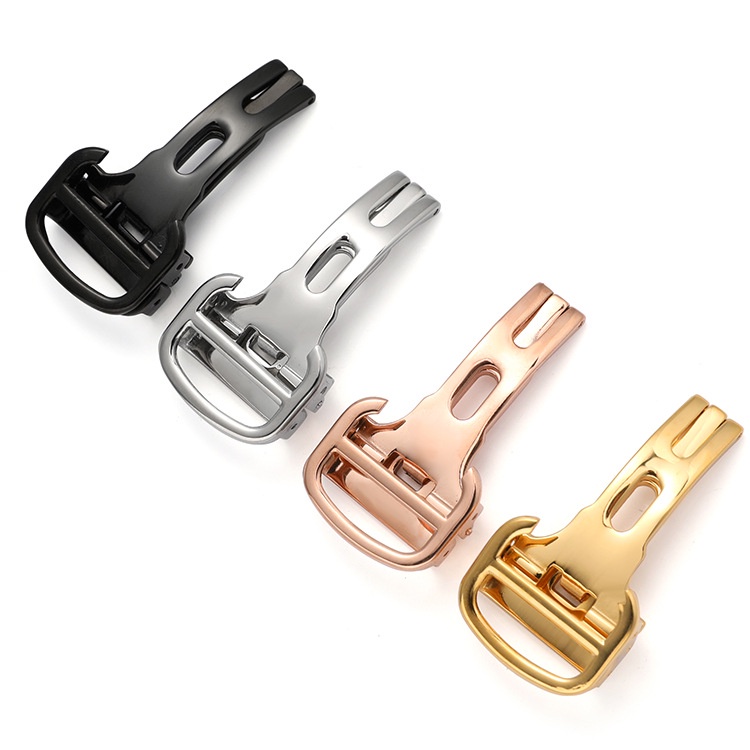Khóa Bướm Bằng Thép Không Gỉ Cho Đồng Hồ Cartier 12mm 14mm 16mm 18mm 20mm
