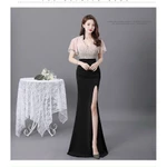 Đầm Dạ Hội Bigsize Đính Đá Cao Cấp - Váy Đầm Dáng Dài Thun Phối Voan Quảng Châu Cao Cấp Sang Trọng Kiêu Sa — ảnh 4