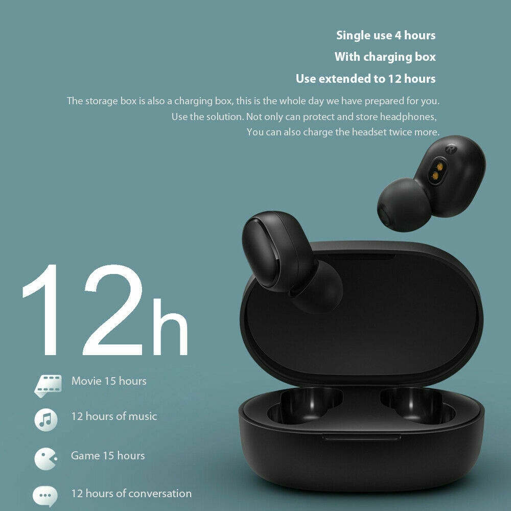 Ảnh Tai nghe không dây VITOG Bluetooth 5.0 A6S Tws với hộp sạc điện thoại di động Xiaomi 4