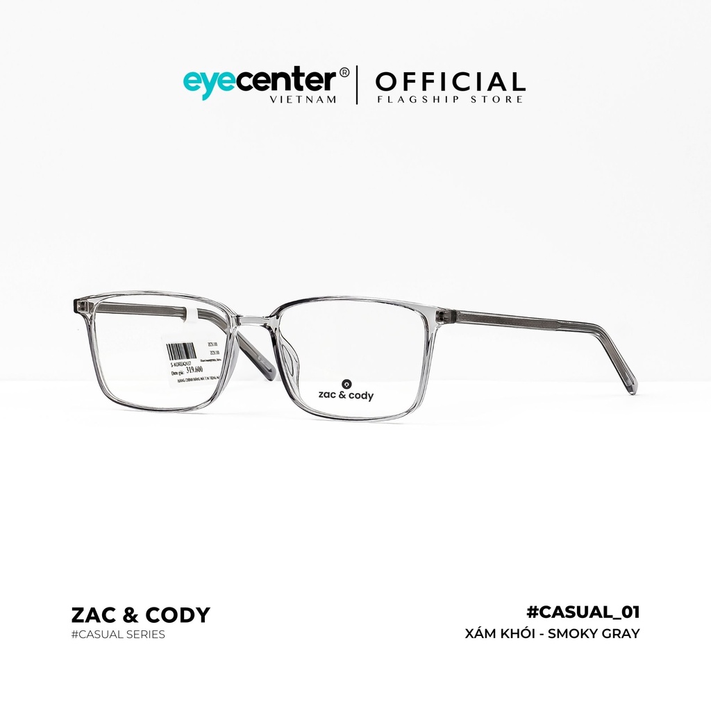 Ảnh Gọng kính vuông nam nữ chính hãng C01S by Zac & Cody nhập khẩu Eye Center Vietnam 4