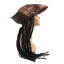 POP Halloween Cướp Biển Đội Trưởng Mũ Dự Tiệc Trang Phục Mũ Bím Tóc Giả Mũ Cosplay Đạo Cụ