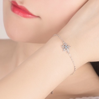 [FreeShip]Lắc Bạc Ý 925 Bông Tuyết