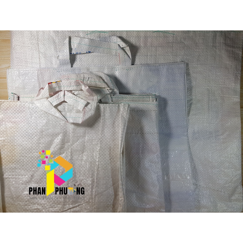 COMBO 10 TÚI XÁCH BAO TẢI TRẮNG/ GIỎ XÁCH/ TÚI BAO TẢI DỨA SIZE 250/300/400/500/800mm