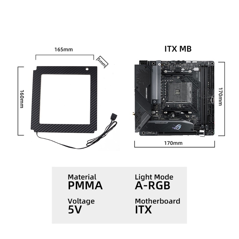 Bo Mạch Chủ RGB 5V 3 Pin ARGB Cho Bảng Mạch Chủ Để Bàn Trang Trí