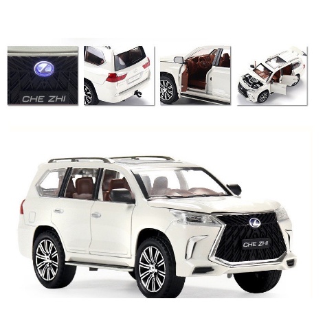 Mô Hình Xe Lexus LX570 Ô Tô LX 570 hãng CheZhi Tỉ Lệ 1:24 Chất Liệu Hợp ...