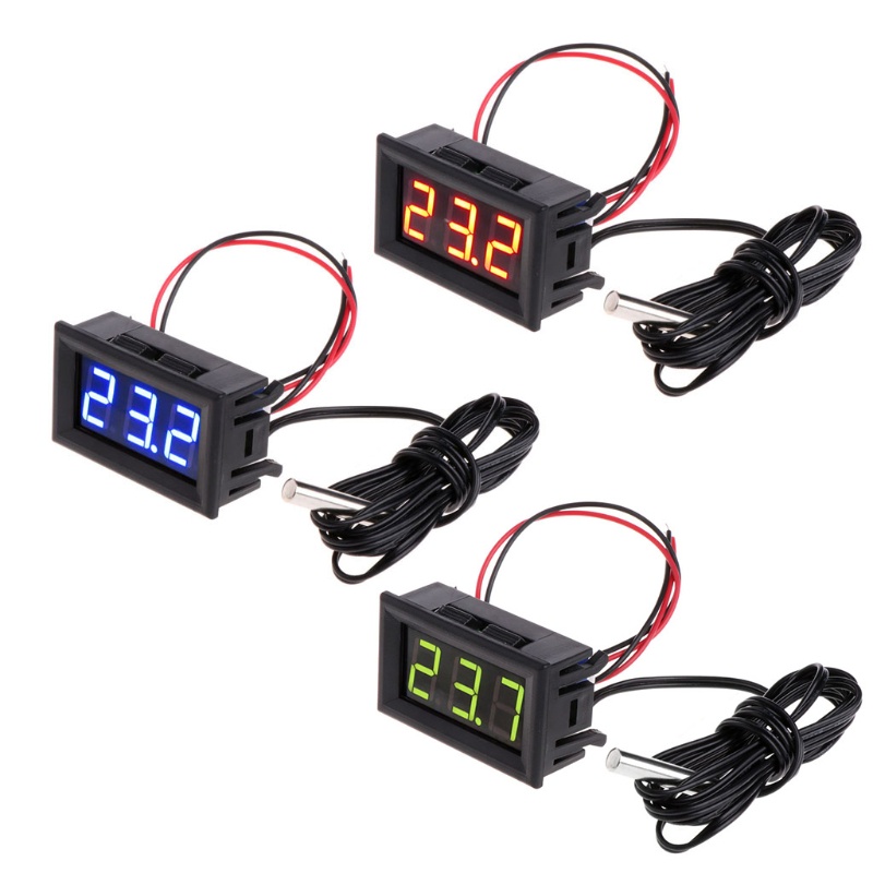 Mặt Trăng Mini -50 110 °C Kỹ Thuật Số LED DC 5-12V Bảng Điều Khiển Nhiệt Độ Ô Tô Đồng Hồ Đo Dễ Dàng Lắp Đặt Được Sử Dụng Cho Hosehold
