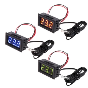 Mặt Trăng Mini -50 110 °C Kỹ Thuật Số LED DC 5-12V Bảng Điều Khiển Nhiệt Độ Ô Tô Đồng Hồ Đo Dễ Dàng Lắp Đặt Được Sử Dụng Cho Hosehold