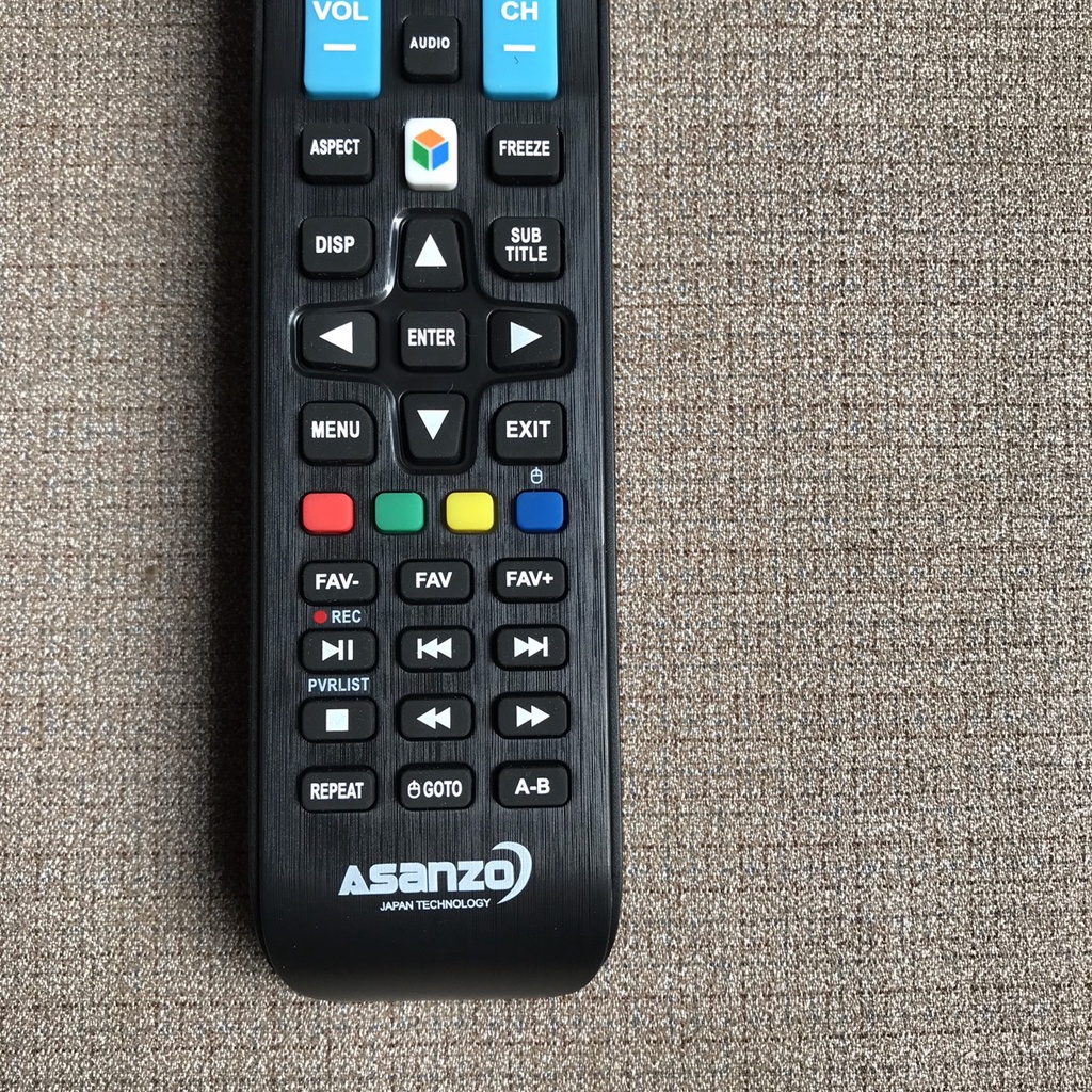 Điều khiển tivi asanzo dòng smart , Remote TV asanzo smart hàng xịn