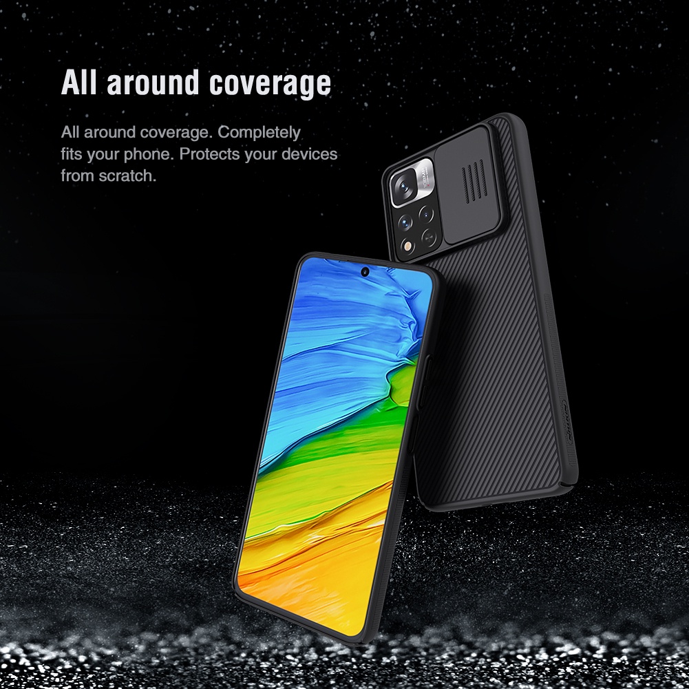 Ốp Điện Thoại Nillkin Có Nắp Trượt Bảo Vệ Camera Cho Redmi Note 11 Pro 5G China / Redmi Note 11 Pro + / Xiaomi 11i 5G 2022