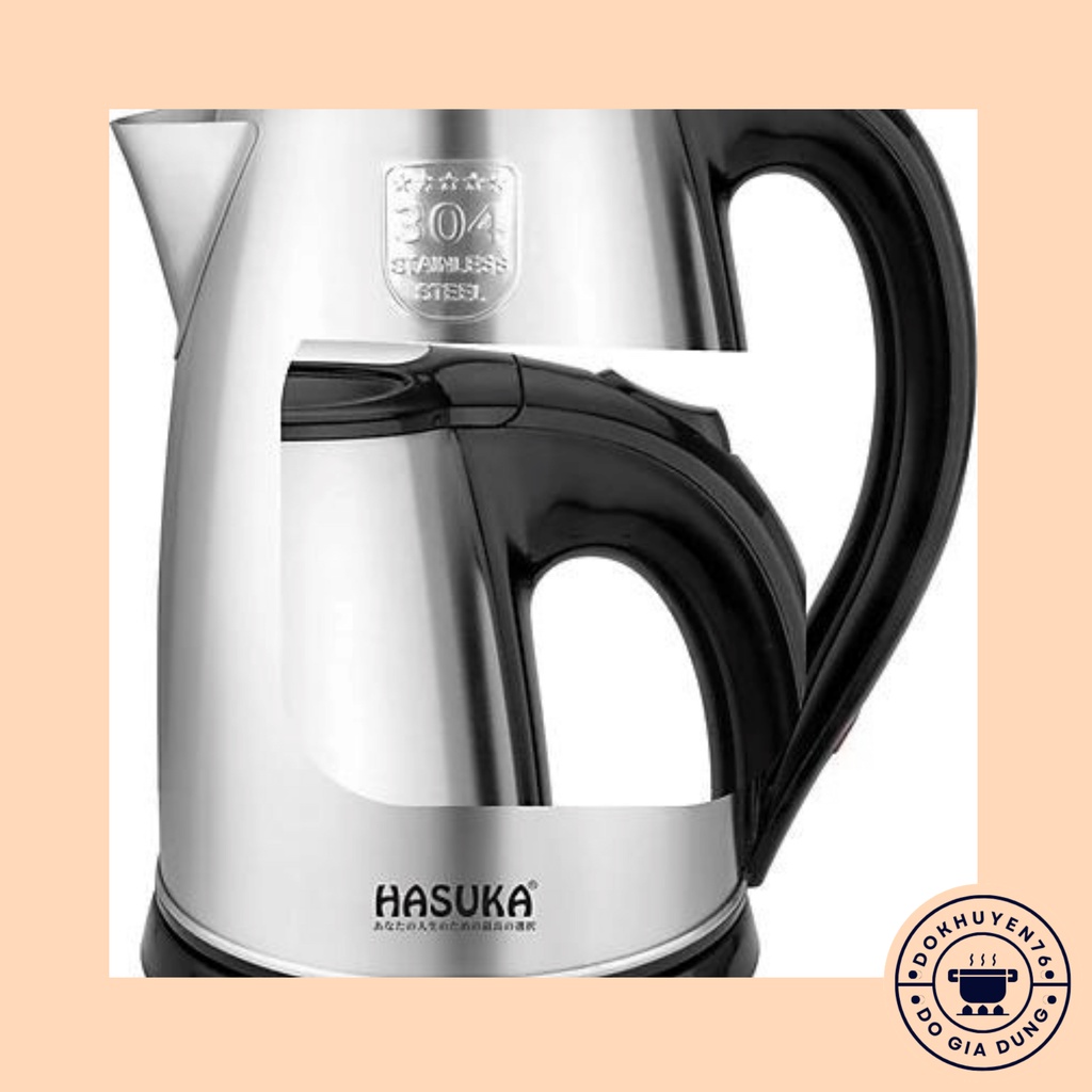 Ấm siêu tốc Hasuka HSK-277 CHÍNH HÃNG