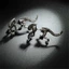 JUIC 1PC / 2PCs Ear Stud Thời trang Tyrannosaurus Punk Monster