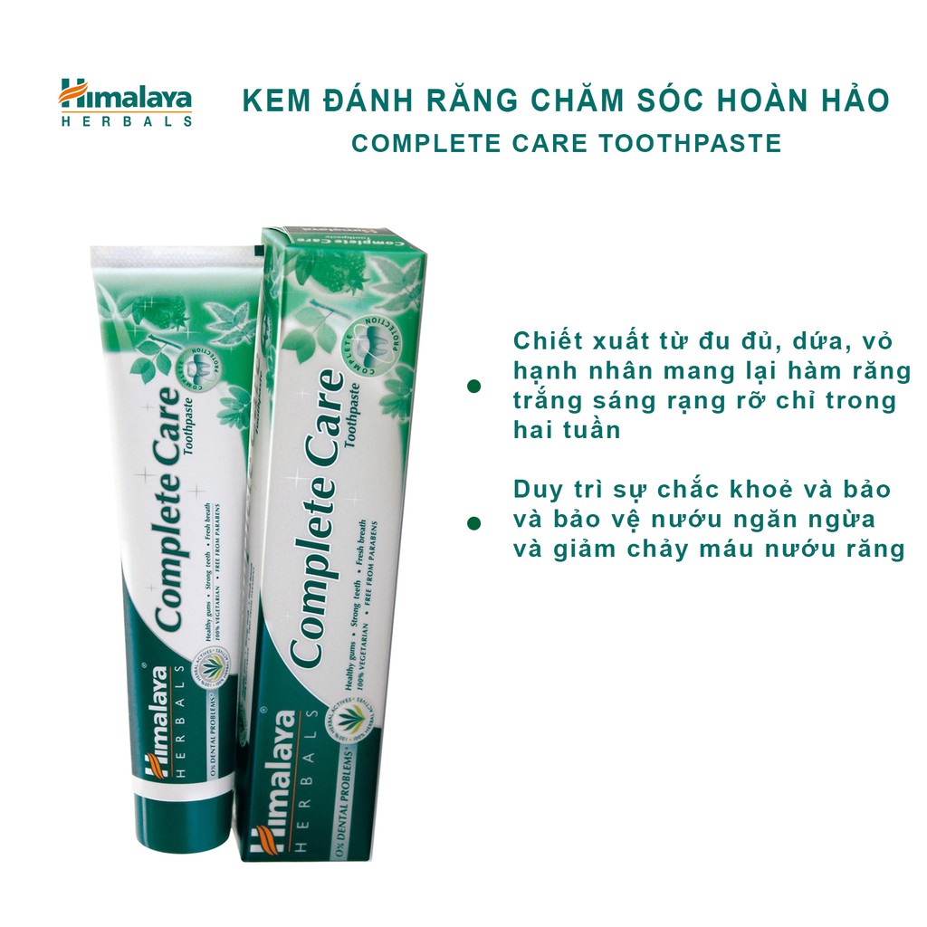 Ảnh Combo 3 tuýp kem đánh răng bảo vệ nướu Himalaya Complete Care Toothpaste 100g/ tuýp 2