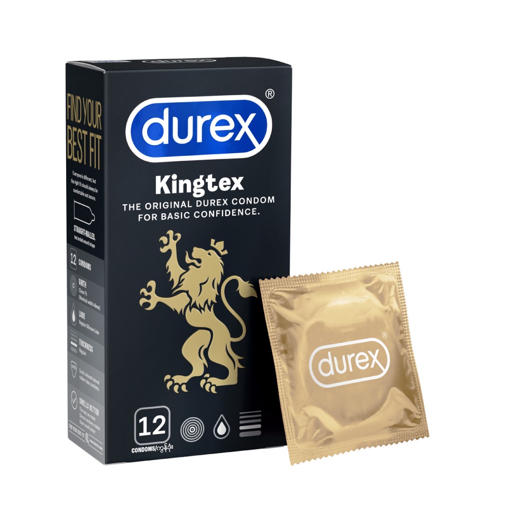 Ảnh Bao cao su Durex Kingtex ôm sát, bôi trơn, size 49mm, hộp 12 bao 1