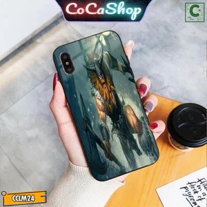 OLAF - Tướng Liên Minh - Ốp lưng iphone mặt kính in hình siêu nét - 6/6plus/6s/6splus/7/7plus/8/8plus/x/.....