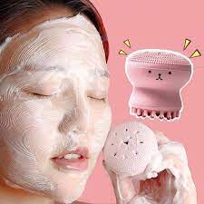 Bạch tuộc rửa mặt Silicon và masa mặt