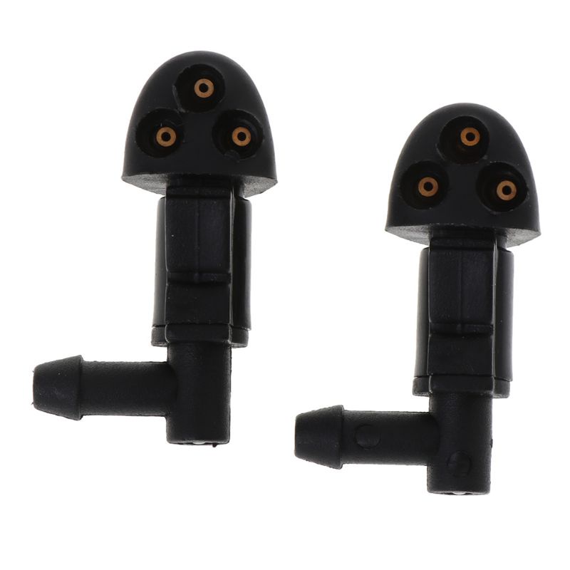 2Pcs 3-Hole Car Windshield Washer Wiper Water  Nozzle Fit for  Cru