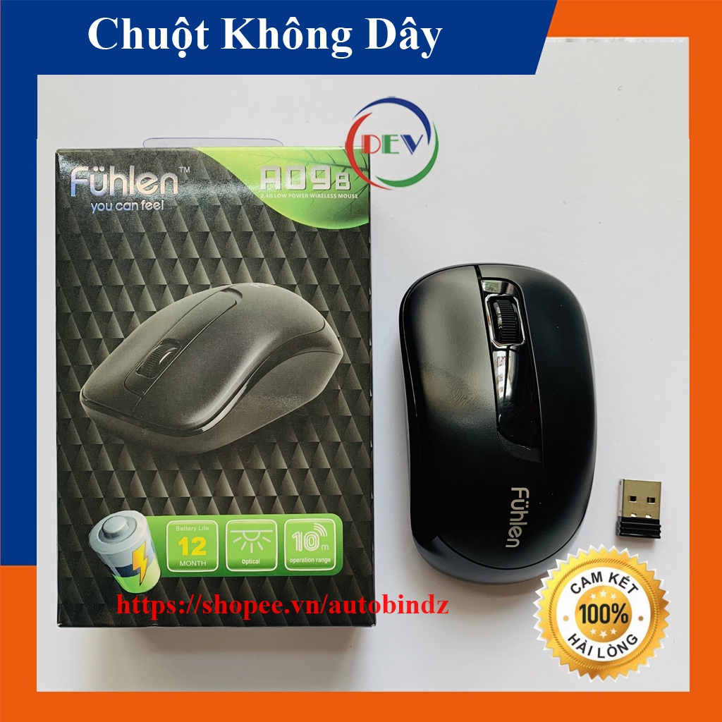 Chuột không dây fulhen A09 chính hãng | Shopee Việt Nam