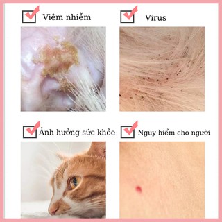 Vòng cổ chống ve rận, bọ chét cho thú cưng (Vòng cổ chống côn trùng trên da và lông cho chó mèo)