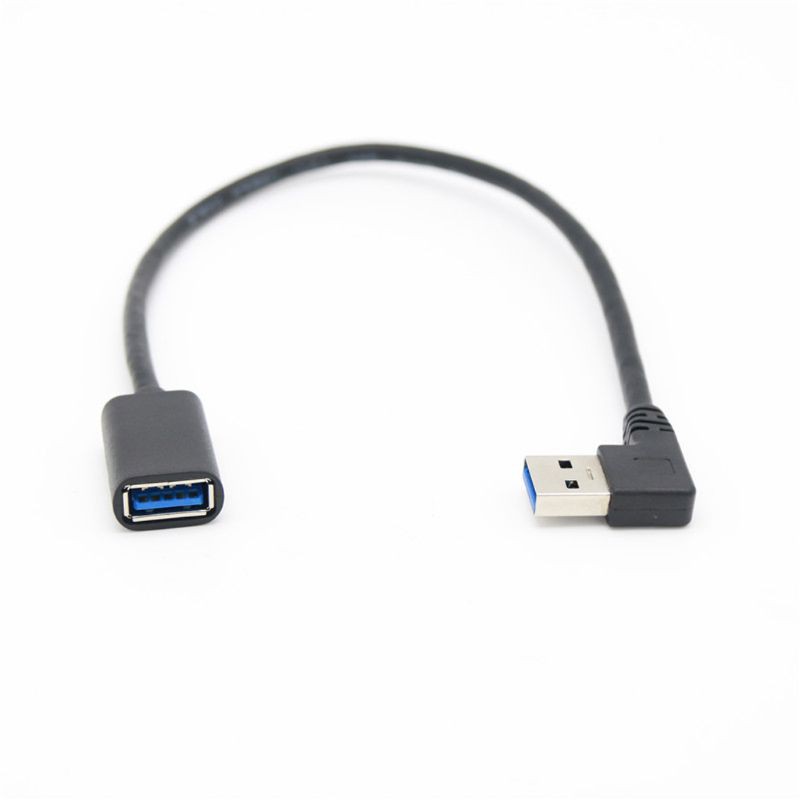 [THÊM +] Bộ chuyển đổi dây cáp nối dài siêu tốc USB 3.0 góc phải 90 độ từ nam sang nữ