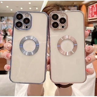 Ốp mạ viền khoanh táo cho iPHONE 7PLUS - > 13 PROMAX