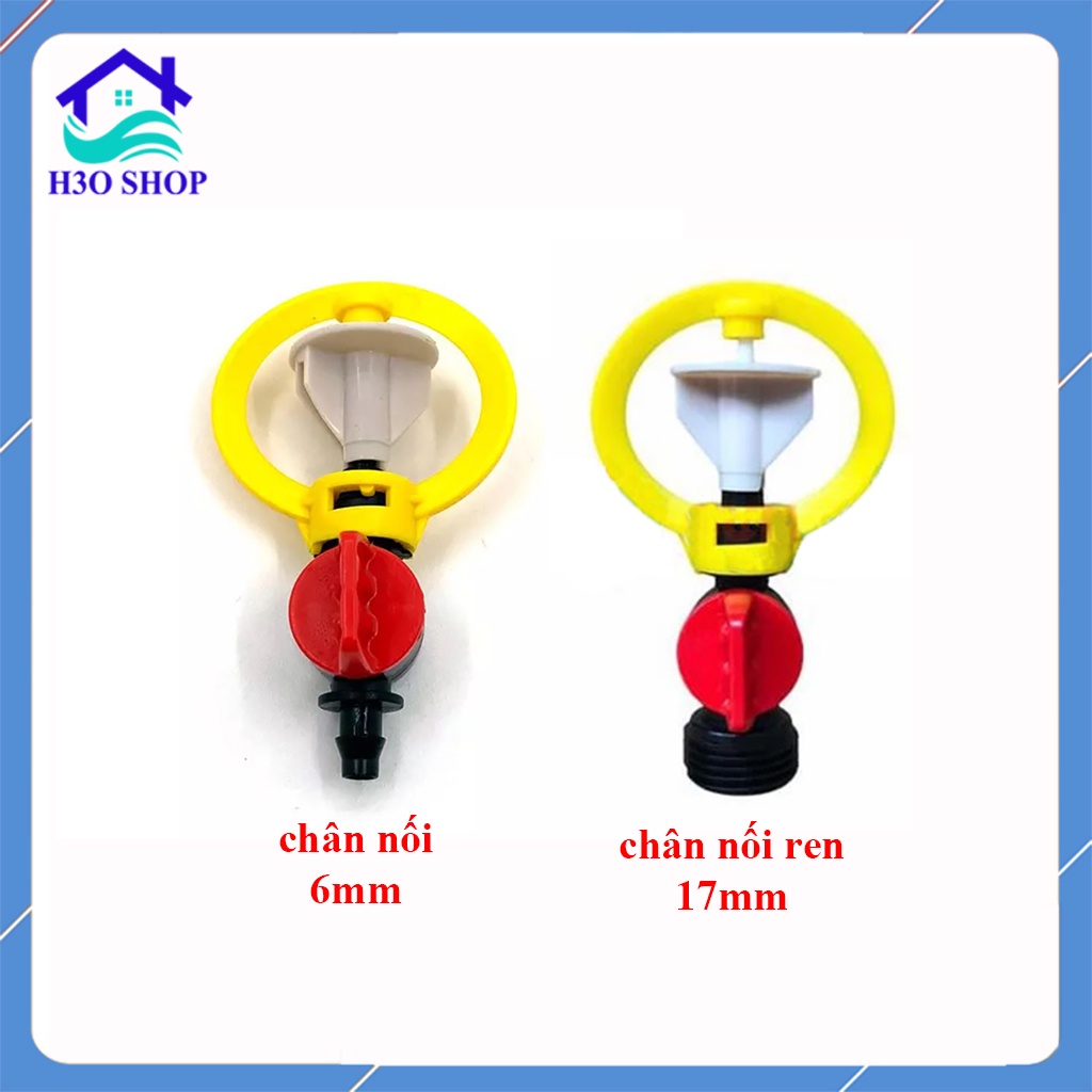 Béc tưới phun mưa SD502, SD504 bán kính rộng, lưu lượng 250 lít/giờ