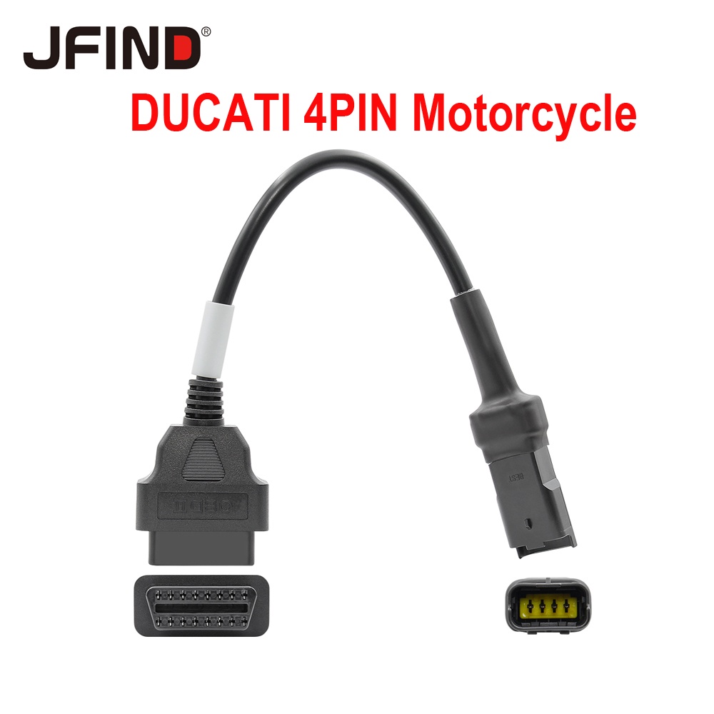 Dây Cáp Chẩn Đoán Lỗi Xe Máy 4 Pin Sang 16Pin OBD 4 Pin 16Pin Cho Ducati 4PIN Sang 16Pin