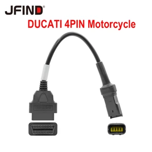 Dây Cáp Chẩn Đoán Lỗi Xe Máy 4 Pin Sang 16Pin OBD 4 Pin 16Pin Cho Ducati 4PIN Sang 16Pin