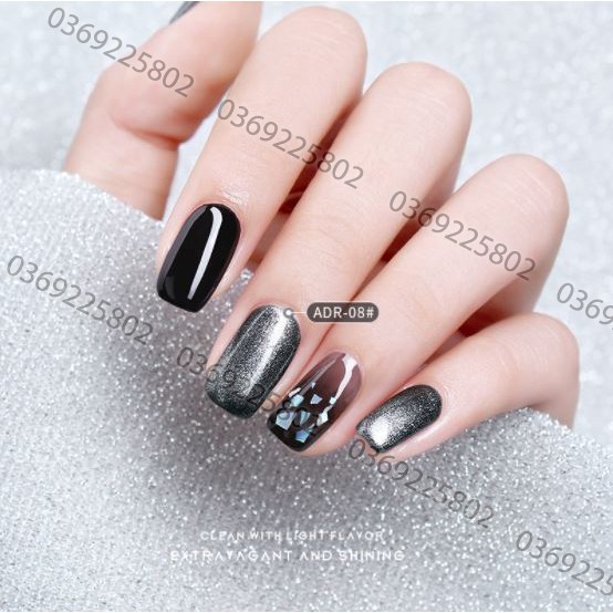 SET Sơn gel AS NHŨ mã ADR mẫu chai đỏ nhọn 9 chai 15ml siêu HOT siêu xịn