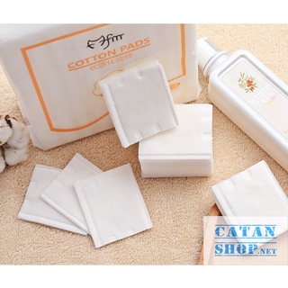 <FREESHIP> Bông tẩy trang cotton pad 3 lớp Lameila 222 miếng 100% bông tự nhiên