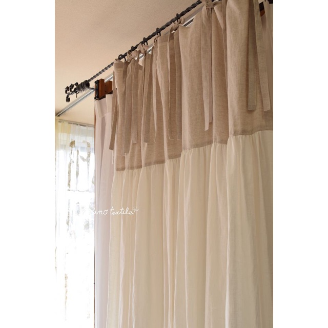 1 Rèm vải canvas vintage rèm màn cửa trang trí vách ngăn phòng | Shopee ...