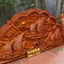 Tranh Quạt Thuận Buồm Xuôi Gió Gỗ Hương kích thước 60*120cm,ván 5cm
