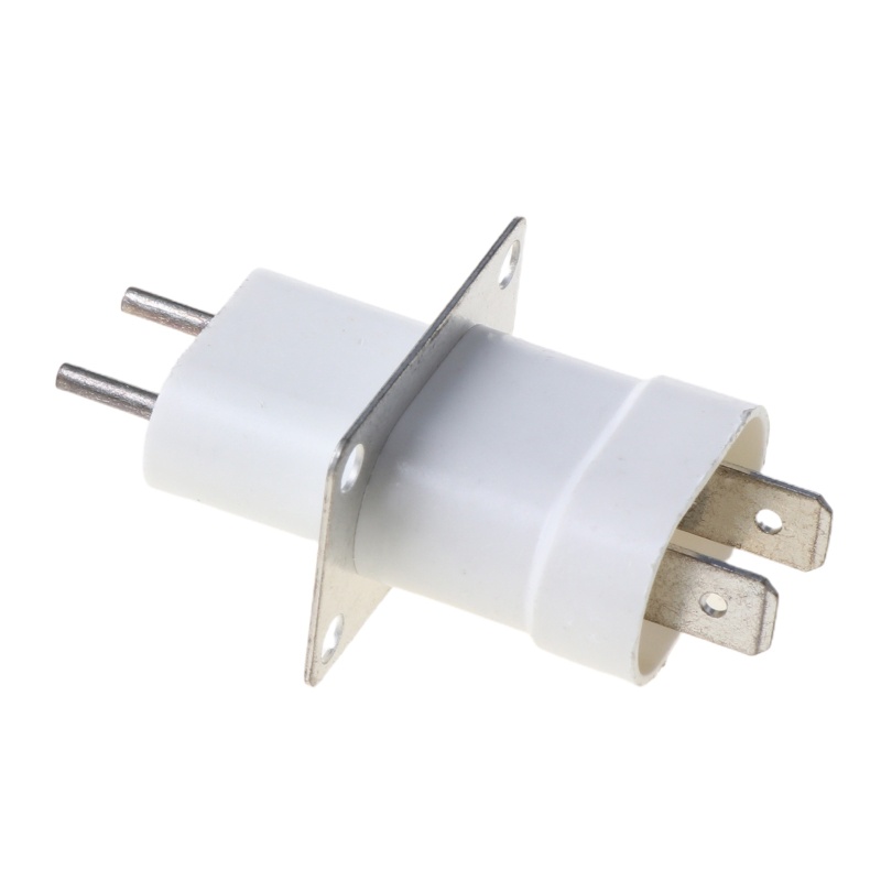 Ppy Home Lò vi sóng điện tử Lò vi sóng Magnetron Dây tóc 4 chân Bộ chuyển đổi ổ cắm màu trắng