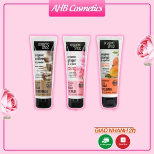 Sữa rửa mặt tẩy da chết Organic _ KEM TẨY DA CHẾT MẶT Organic shop