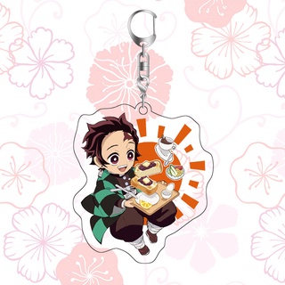 Móc Chìa Khóa Anime Demon Slayer Kimetsu no Yaiba Cute Đa Năng Đôi Xe Ô Tô PK49