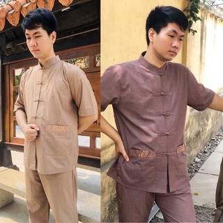 LTụ Thêu Tuí Tay Ngắn Nam # Quần Áo Nam