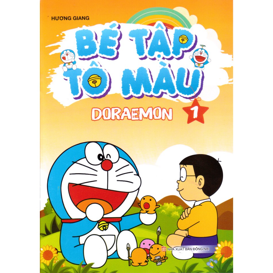 Sách - Bộ tranh bé tập tô màu chủ đề Doraemon - Trọn bộ 10 cuốn ...