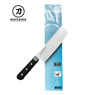 Dao bếp cao cấp KATANA Basic Nakiri - Dao thái đa năng đầu vuông KATA403 (165mm)