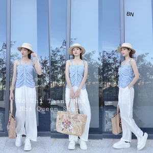 set 2 dây rúm ngực + quần xuông