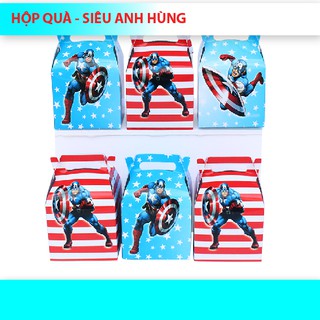 (6 Mẫu)Hộp quà giấy dành cho bé trai SET 6 cái