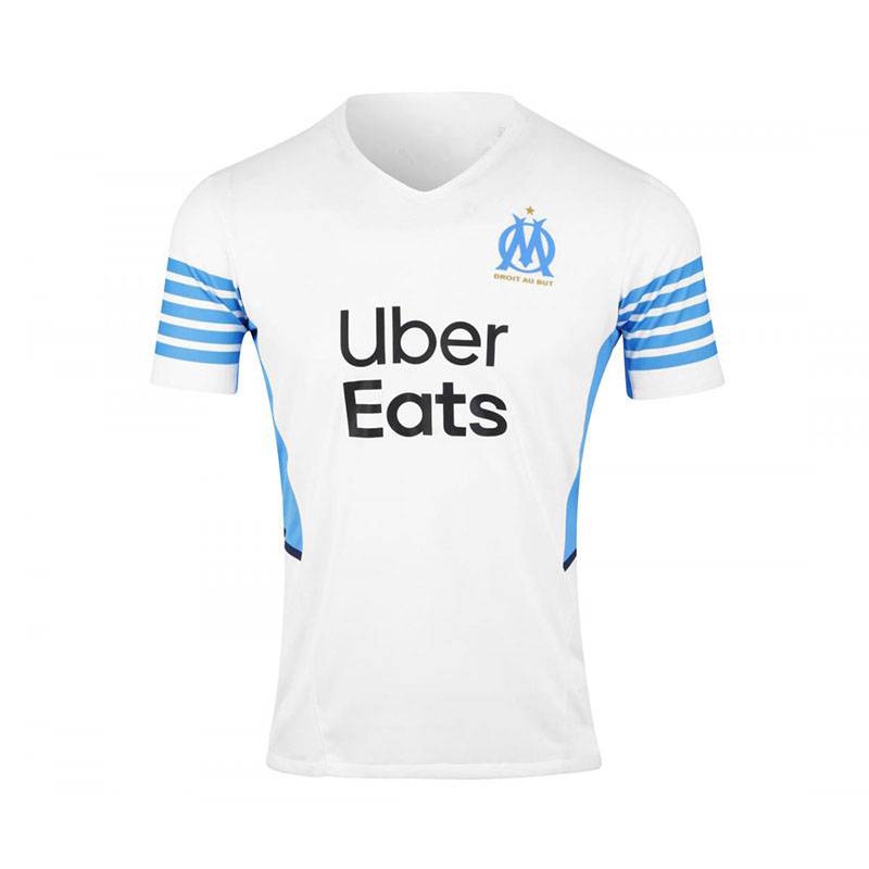 Áo thun bóng đá Marseille F.C. dành cho Alvaro Payet, đồng phục đội nhà với thiết kế thoải mái unisex