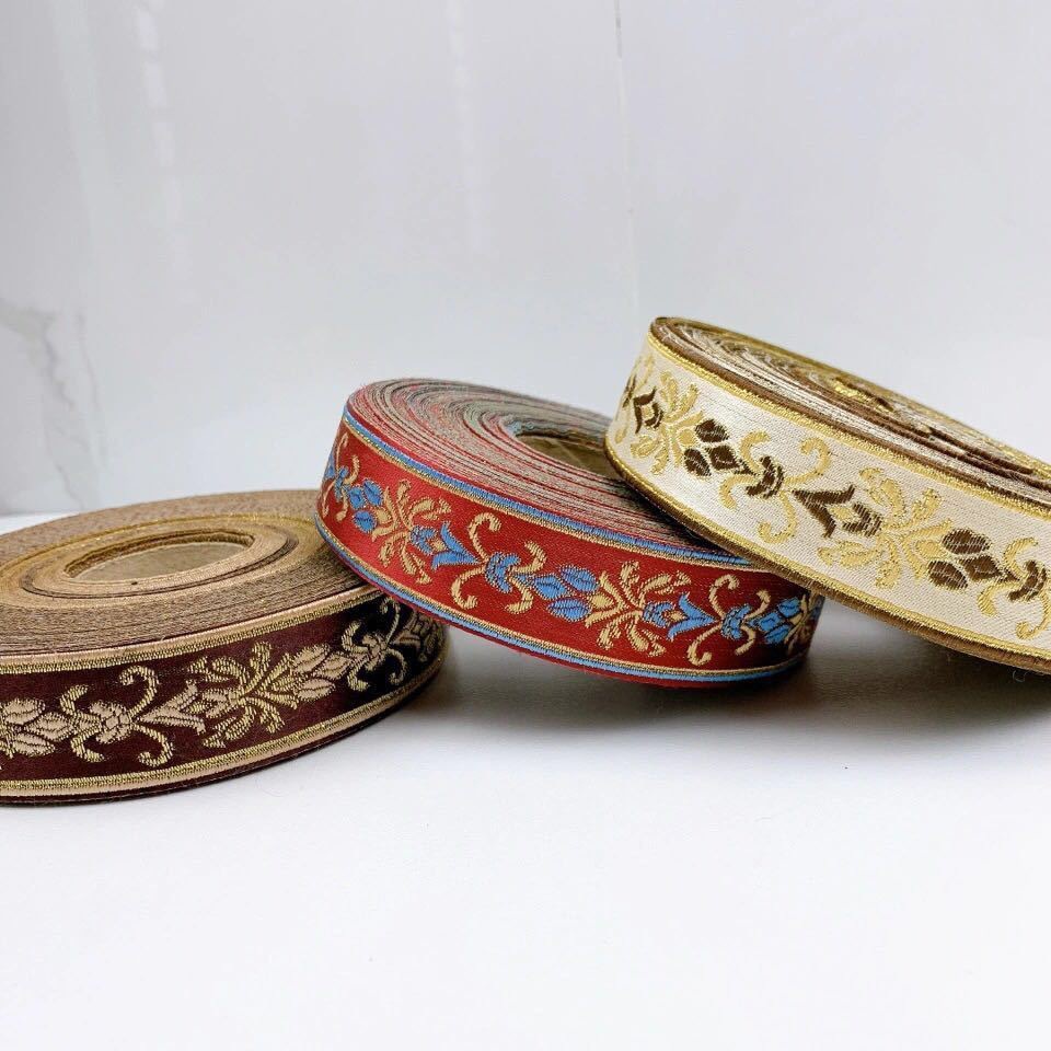 Ren Cổ Váy Phong Cách Retro Váy Rèm Ren Phụ Kiện DIY Webbing Vải StripEthnic Phong Cách Retro Đường Cổ Còng