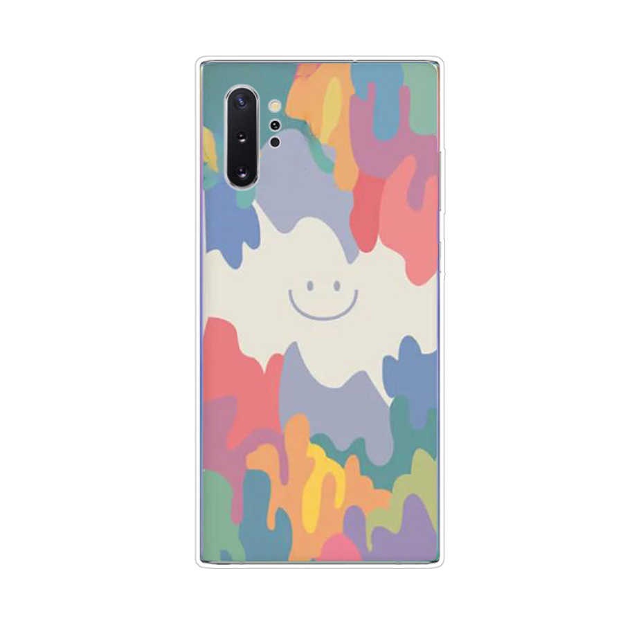 Ốp Điện Thoại TPU Dẻo In Họa Tiết Độc Đáo Thời Trang Cho Samsung Galaxy note 9 10 plus