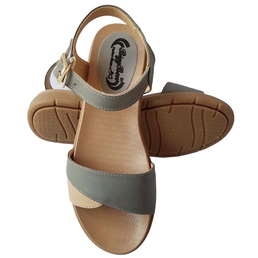 Giày sandal nữ da bò thật BIGGBEN HKD169